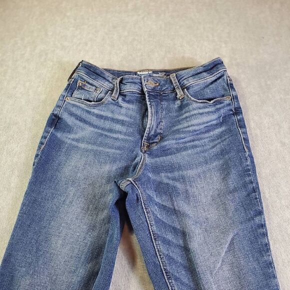 Old Navy Jeans Womens 4 Blue Rockstar Super Skinny High Rise Denim - Picture 4 of 10